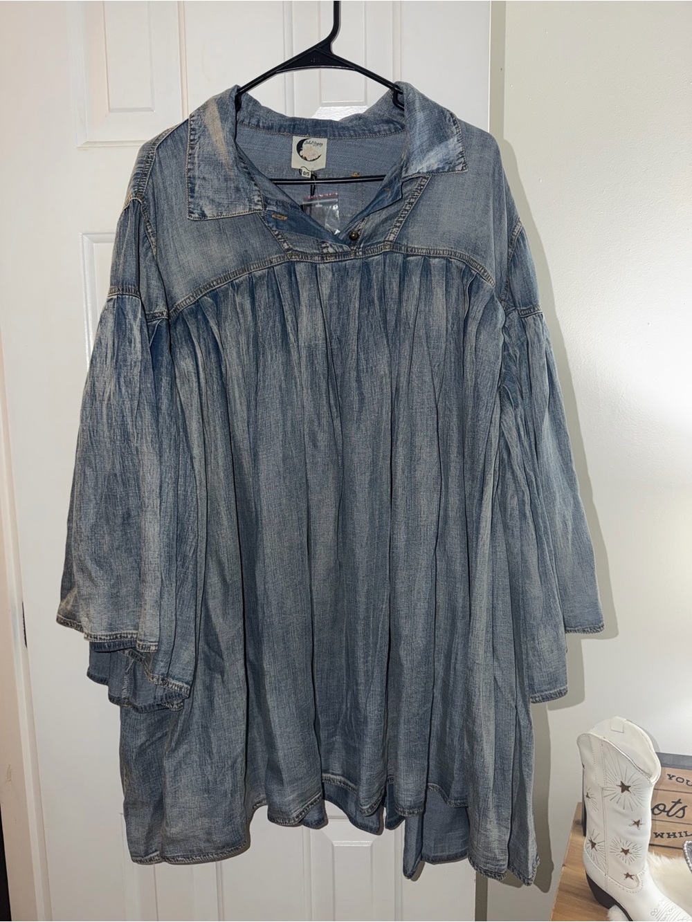 Jaded Gypsy Washed Denim Dress